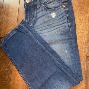 Express Distressed Boyfriend Jeans